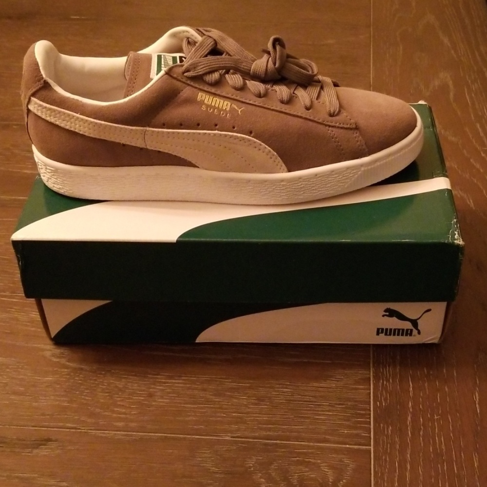 NEW Puma Grey Suede Classic+ womens 9